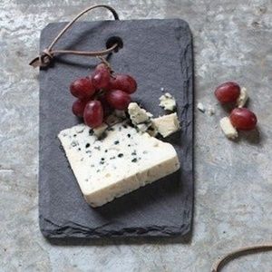 Nkuku 'Odisha' natural slate plate / serving platter, 9.5 x 6.5"